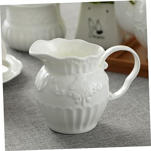 STOBAZA Baroque Style Ceramic Milk Jug Coffee Pot