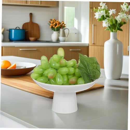Ipetboom Footed Ceramic Fruit Bowl Decorative Pedestal Dish