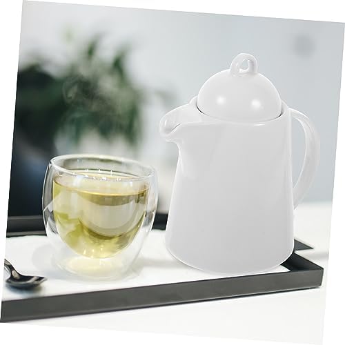 Large Capacity Ceramic Cold Kettle with Lid and Handle