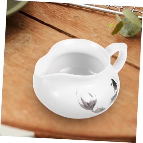 Ceramic Milk Pitcher for Coffee Bar Multi-Use Creamer Jug