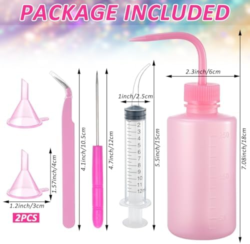 Sibosen 10 Pcs Snow Globe Tumbler Kit with Lid and Straw