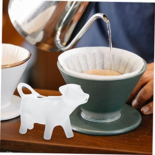 STOBAZA 3pcs Ceramic Milk Jug with Spout and Lids
