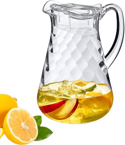Amazing Abby Droply Whirly 64 Oz Plastic Pitcher with Lid