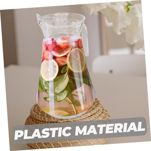 2L Shatterproof Acrylic Juice Pitcher with Lid