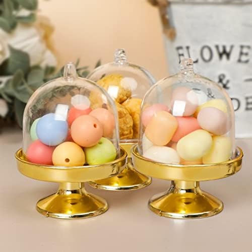 Okllen 36-Pack Mini Cake Stand with Lid and Base