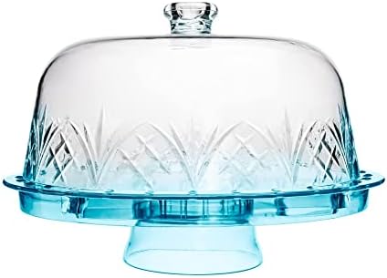 Godinger Cake Stand with Lid 6 in 1 Multi-Use Serveware