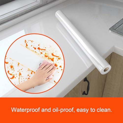RXYCS Kitchen Transparent Contact Paper 157X787 Inches