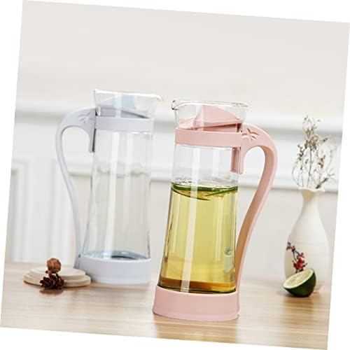 1200ml Glass Cold Water Jug with Lid Reusable Pitcher