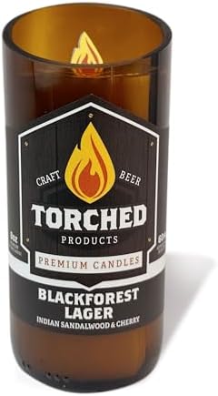 Torched Beer Scented Candles Blackforest Lager 8 oz