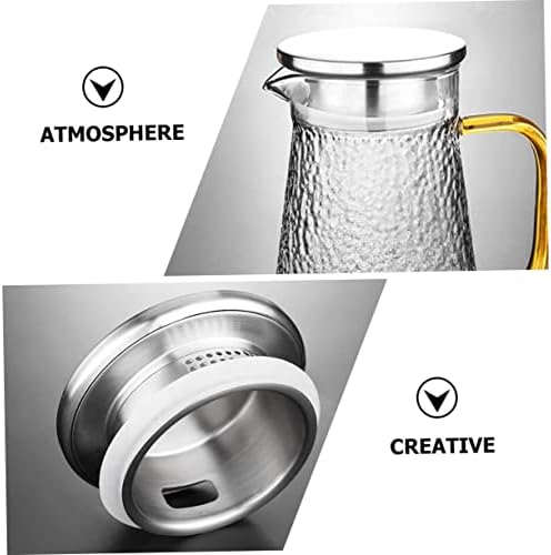 Cool Resistant Juices Kettle Large Capacity Water Carafe With Leakproof Lid