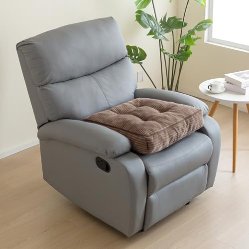 HIGOGOGO Tufted Corduroy Recliner Cushion 20x20x4