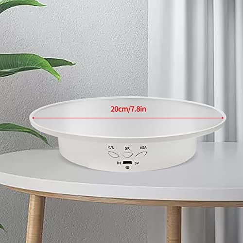 Motorized Rotating Display Stand with Mirror Cover