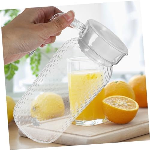 FUNOMOCYA Acrylic Cold Water Pitcher Lid Reusable Juice Jug