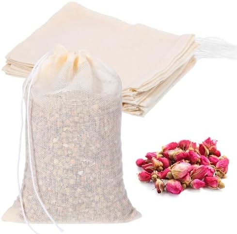 Giantree 30 Pcs Tea Filters Drawstring Bags