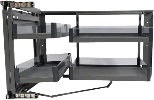 14 Inch Blind Corner Two Tier Cabinet Pull Out Organizer