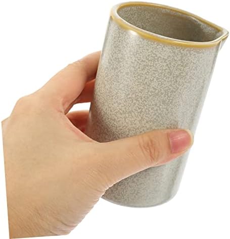 STOBAZA Tiny Milk Kettle Ceramic Dispenser Jug for Home and Restaurant