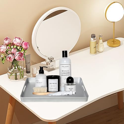Sturdy Serving Tray with Gold Trim 157 x 102