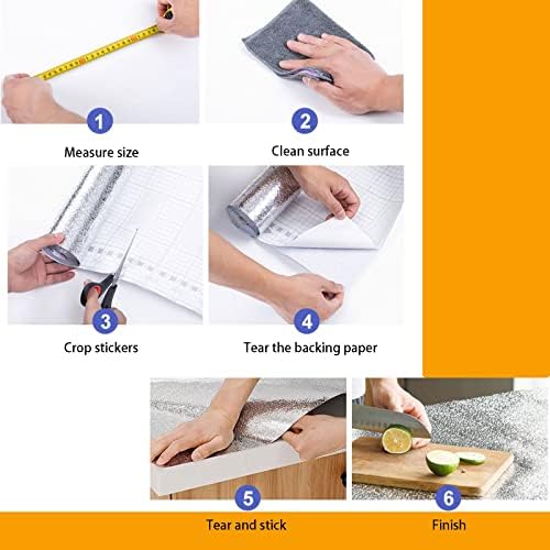 Snkxu Self-Adhesive Kitchen Backsplash Protector