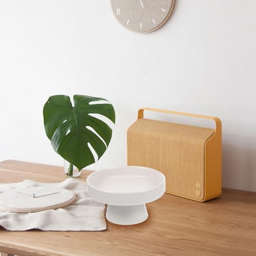 DOITOOL Ceramic Footed Bowl 5 Inch White