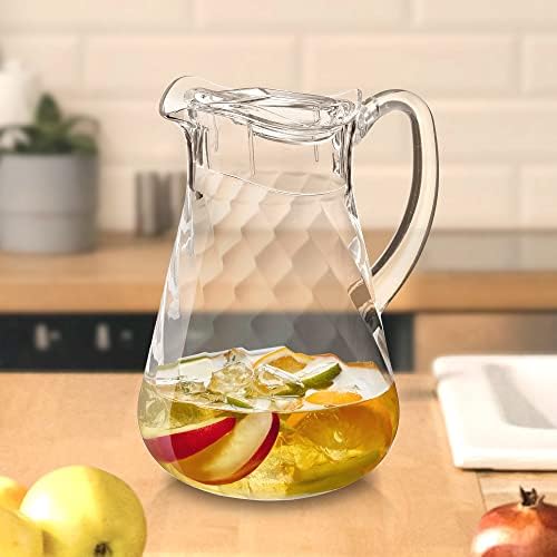 Amazing Abby Droply Whirly 64 Oz Plastic Pitcher with Lid