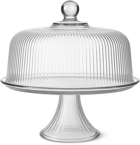 Anchor Hocking Monaco Glass Cake Stand