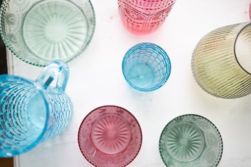 Vintage-Inspired Glass Cake Stand Sage Green