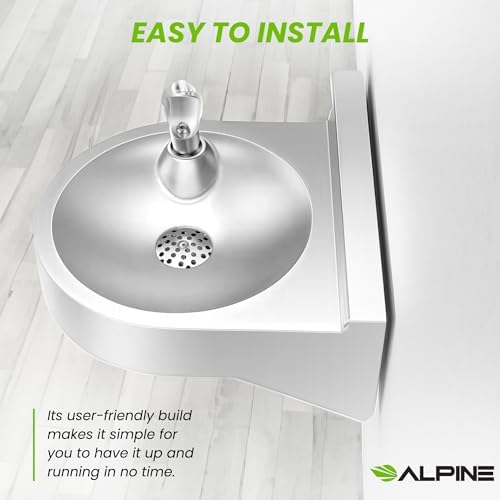 Alpine Water Fountain Wall Mounted - Commercial Hydration Station