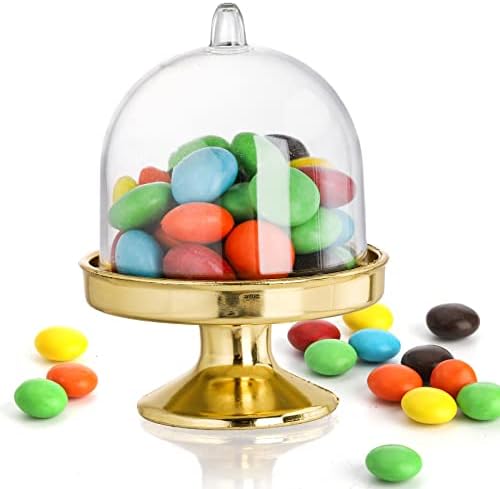 Okllen 36-Pack Mini Cake Stand with Lid and Base