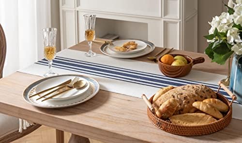 Boho Table Runner for Modern Farmhouse Decor 13x72 Inch