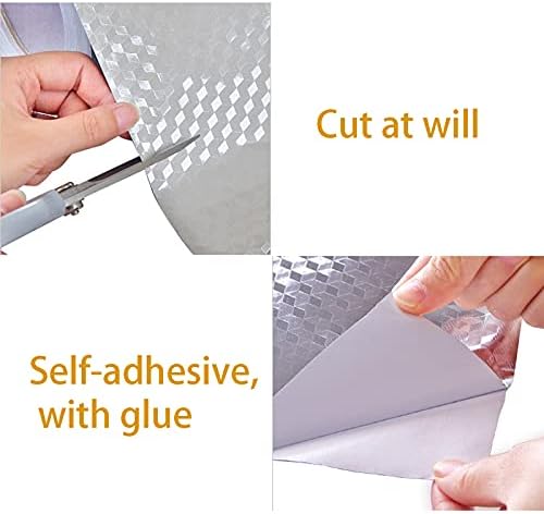Snkxu Oil Proof Peel and Stick Backsplash Liner