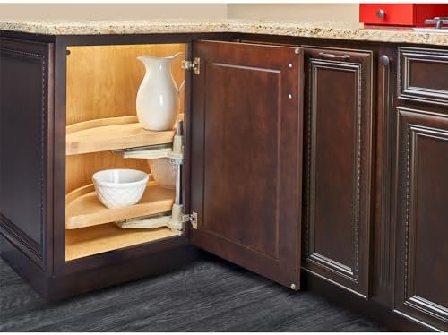 Rev-A-Shelf 32 Inch Dual Shelf Lazy Susan for Kitchen Cabinets