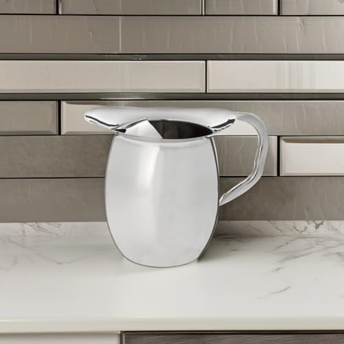 Winco 3 Quart Bell Pitcher with Ice Catcher
