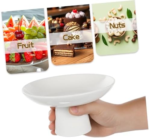 Ipetboom Footed Ceramic Fruit Bowl Decorative Pedestal Dish