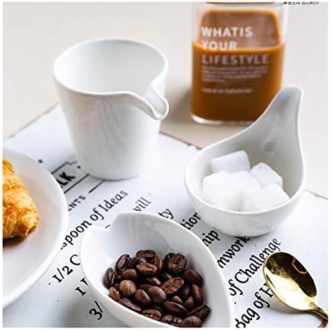 Ceramic Milk Frother Pitcher Set for Coffee and Tea