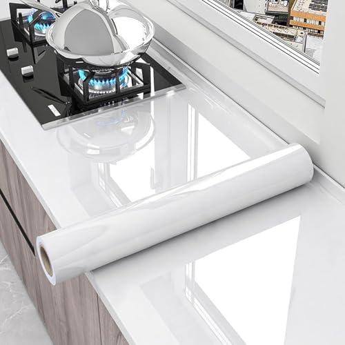 RXYCS Kitchen Transparent Contact Paper 157X787 Inches