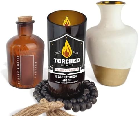 Torched Beer Scented Candles Blackforest Lager 8 oz