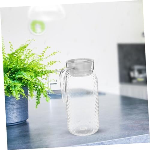 FUNOMOCYA Acrylic Cold Water Pitcher Lid Reusable Juice Jug