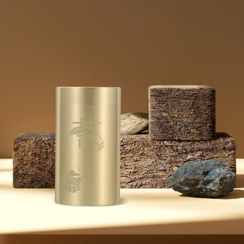 Cabilock Brass Tea Canister with Lid
