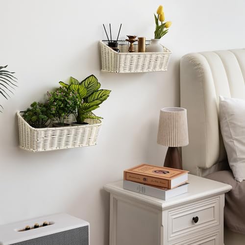 GRANNY SAYS Wicker Hanging Basket 2 Pack
