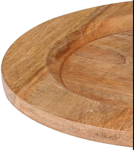 Alpha Living Home 13 Inch Rustic Charger Plates 2 Pack