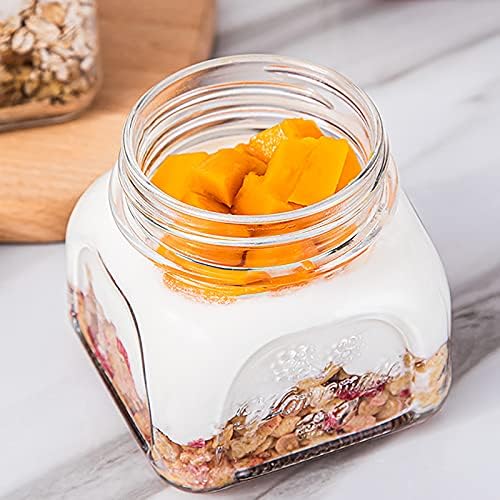 Cedilis 12 Pack 10OZ Airtight Mason Jars with Gold Lids