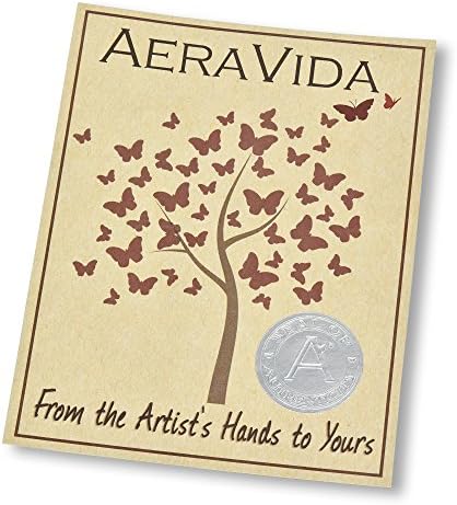 AeraVida Two-Tone Mango Wood Serving Tray