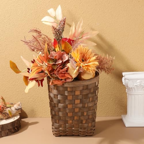 Kichvoe Wall Hanging Wicker Basket for Home Decor
