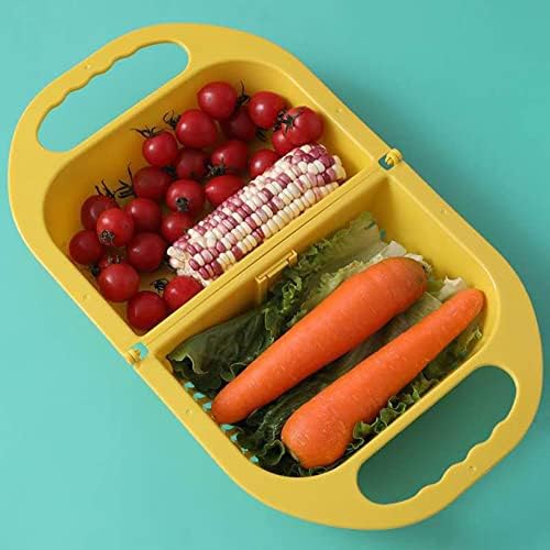 BYIA Kitchen Sponge Wall Organizer Suction Rack Yellow