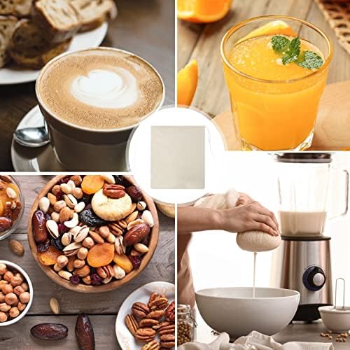 30 Pcs Spice Bags for Cooking Reusable Drawstring Cheesecloth Containers