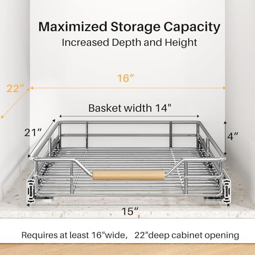 Heavy Duty Pull Out Cabinet Organizer for Kitchen