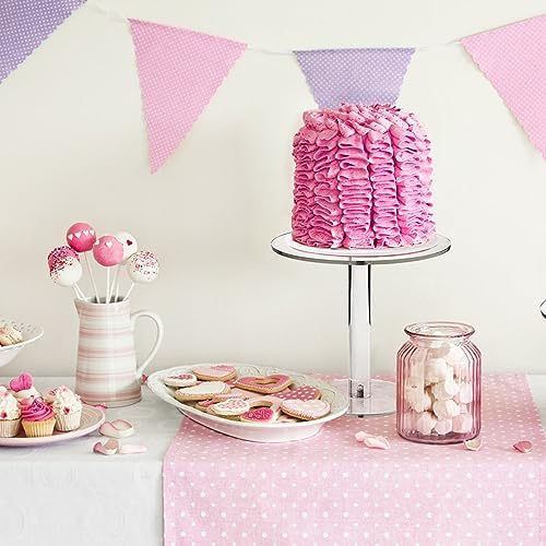 Willsin Clear Acrylic Cake Stand for Dessert Display