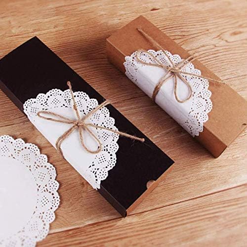 350 pcs Assorted Shape White Paper Doilies Set