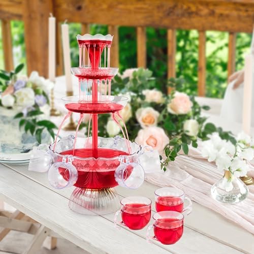 Nostalgia 3-Tier Lighted Beverage Dispenser