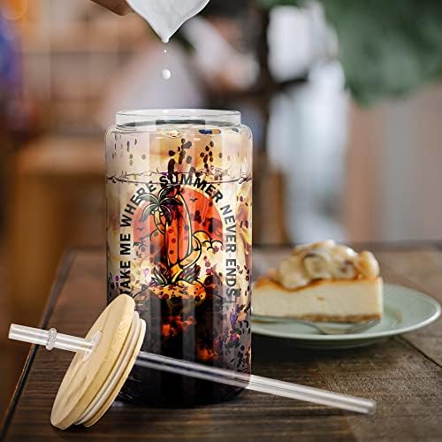 AGH 16OZ Snow Globe Glass Tumbler 8 Pack
